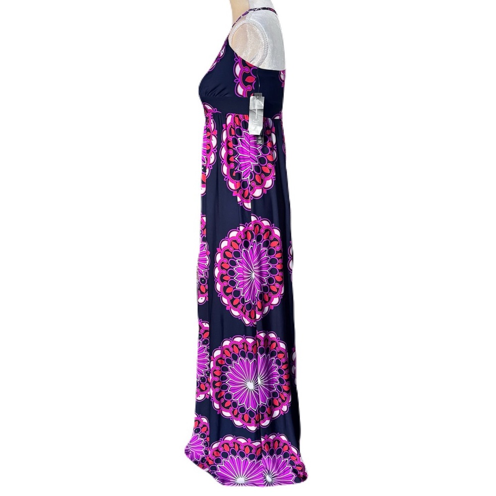 INC International Concepts Boho Pink Halter Sundress Maxi Sleeveless Size S - Picture 9 of 12